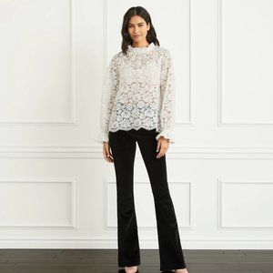 Hill House Millie Top White Lace